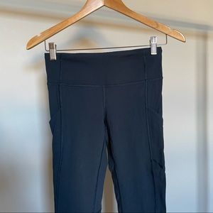 Lululemon Fast and Free Tight in Teal